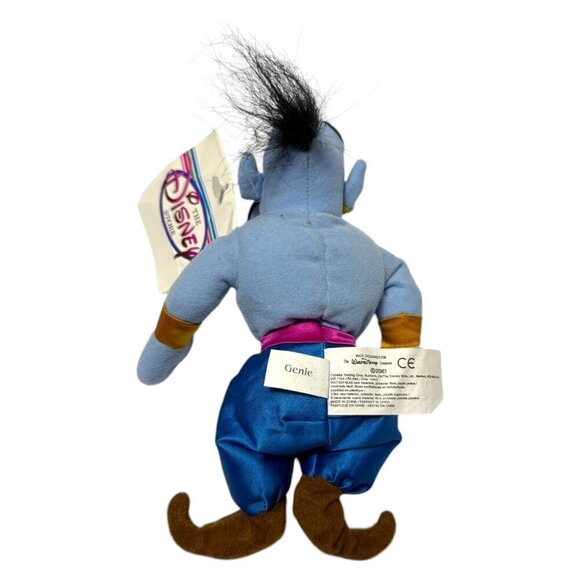 NWT 90s Disney Store ALADDIN GENIE Vintage DISNEY Mini Beanie Bag Doll - Picture 4 of 5